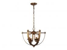  0815-4P HG - Victoria 4-Light Pendant in Heirloom Gold